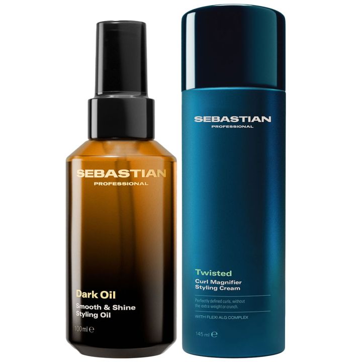 Sebastian - Dark Oil & Twisted Cream Vorteilsset für trockenes und lockiges Haar