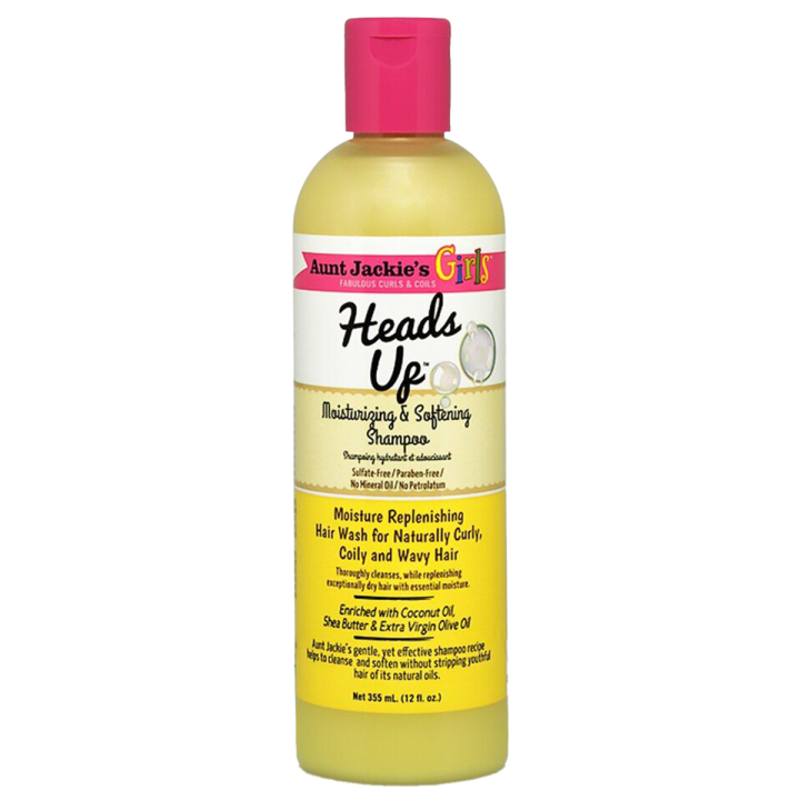 Aunt Jackie's - für Mädchen - Heads Up - Feuchtigkeitsspendendes Shampoo - 355 ml