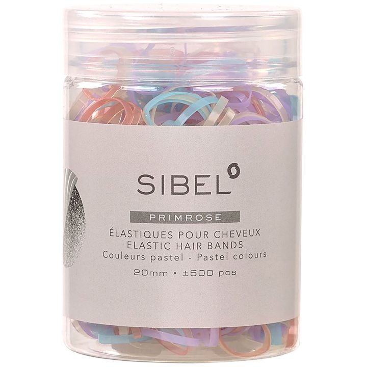 Sibel - Elastic - Bands - Pastel - 20mm - 500 Stk