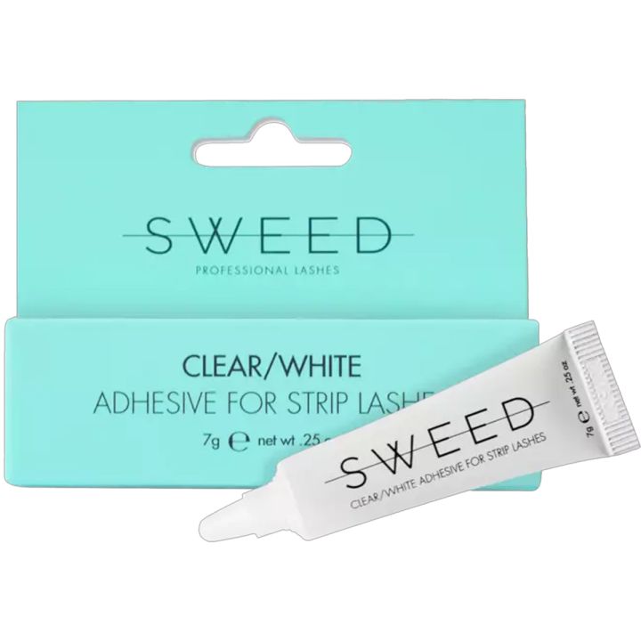 Sweed - Adhesive For Strip Lashes - Clear/White