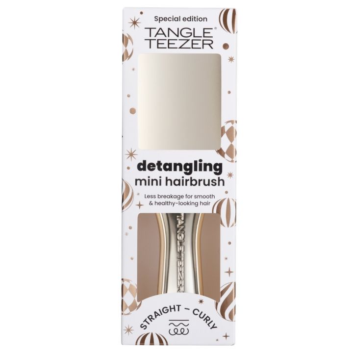 Tangle Teezer Mini Chrome Champagne Gold