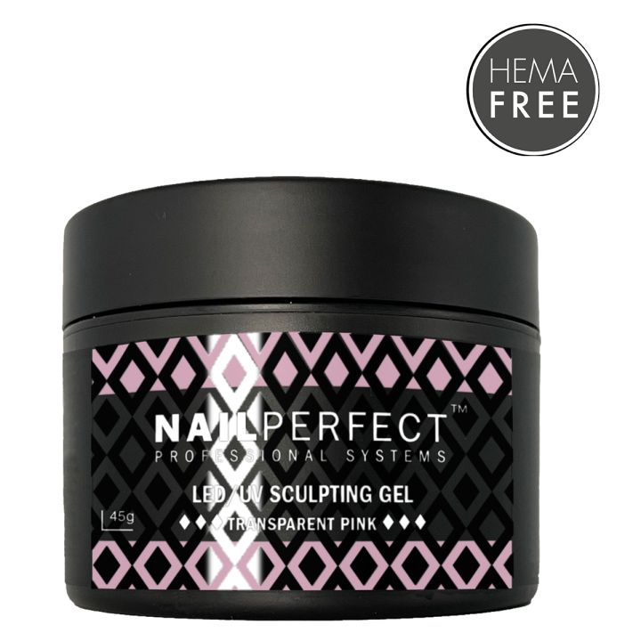 Nail Perfect - LED/UV - Modelliergel - Transparent Pink - 45 gr