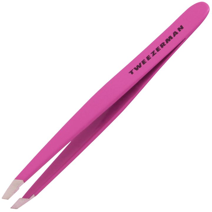 Tweezerman - Mini Schrägpinzette - Neonpink