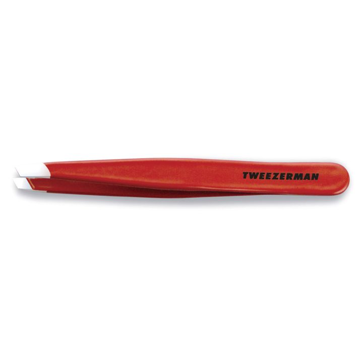 Tweezerman - Schrägpinzette - Signature Rot