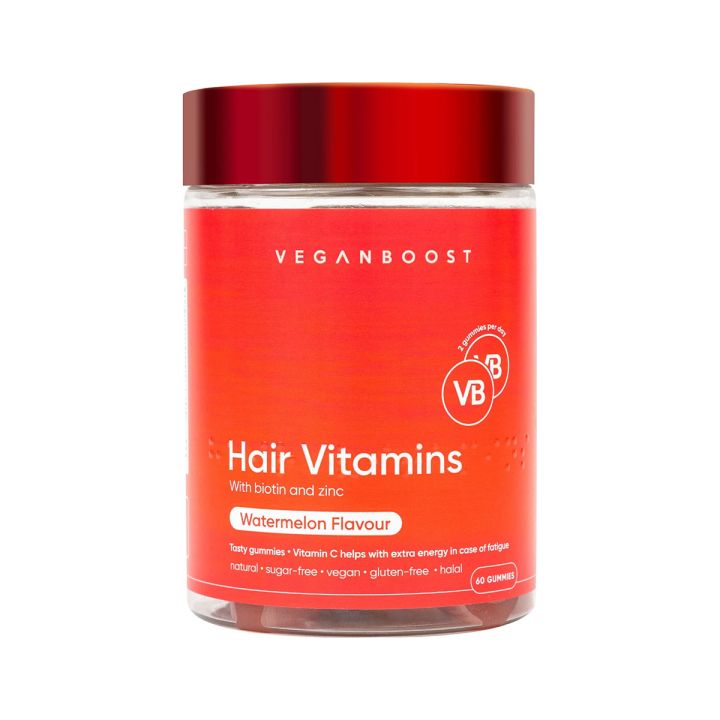 Veganboost - Haar-Vitamin Wassermelone - 60 Stück
