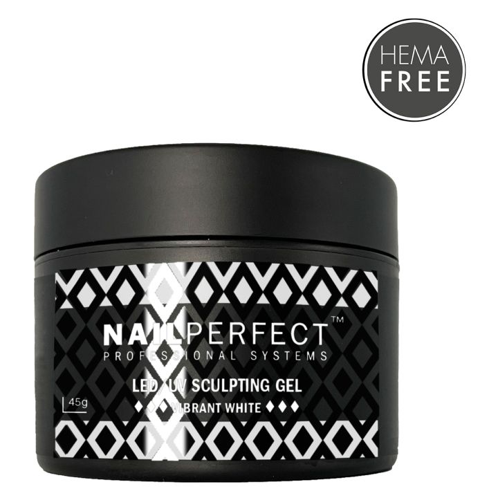 Nail Perfect - LED/UV - Sculpting Gel - Lebendiges Weiß - 45 gr