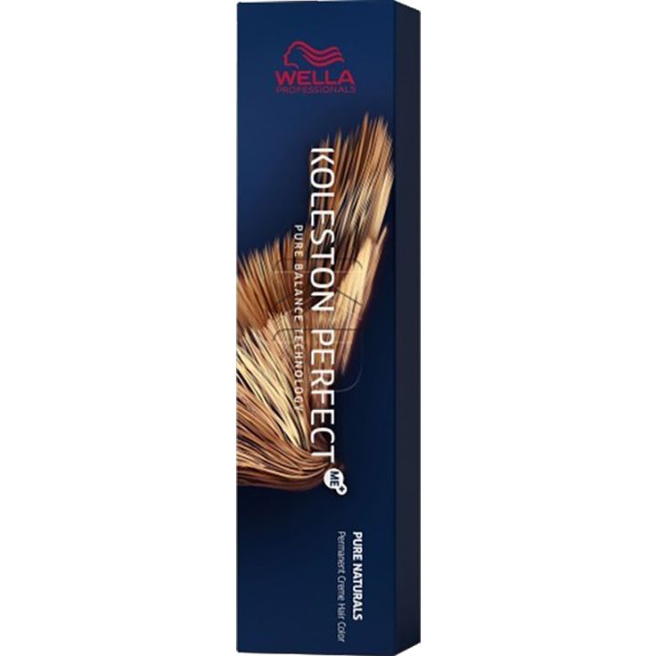 Wella Professionals Koleston Perfect ME+ Pure Naturals 60 ml verpakking in donkerblauwe doos