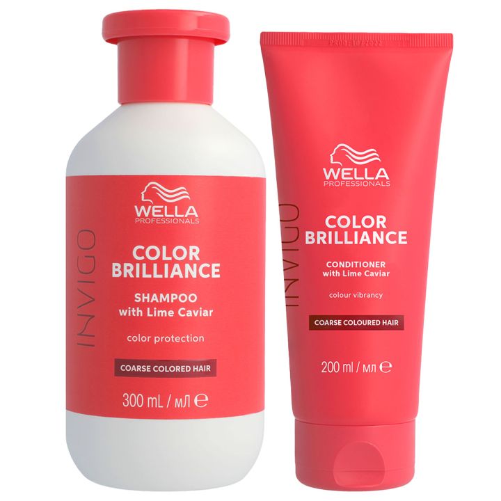 Wella Professionals - Invigo - Farbe Brilliance - Gefärbtes & dickes Haar - Vorteilset