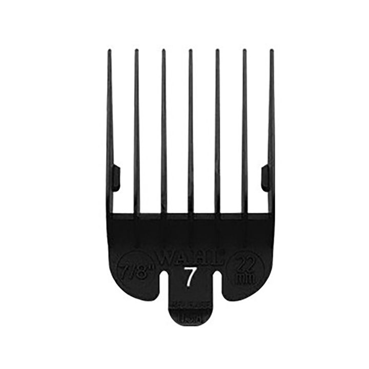 Wahl - Montagekamm - Typ 1 - Kunststoff Schwarz - Nr. 7 - 22 mm