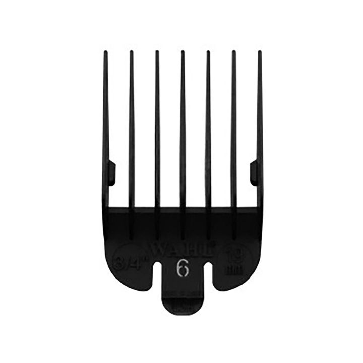 Wahl - Montagekamm - Typ 1 - Kunststoff Schwarz - Nr. 6 - 19 mm
