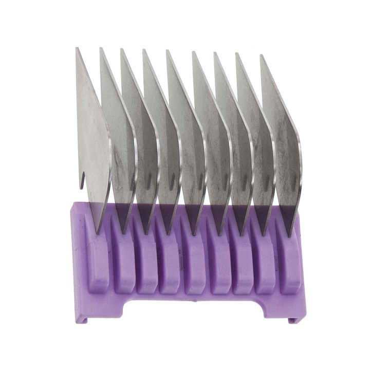 Wahl / Moser / Ermila - Aufsteckkamm - Typ 19 - Plastik mit Metalllamellen - Nr. 6 - 19 mm