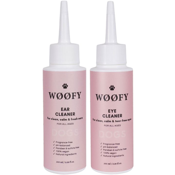 WØØFY Ear & Eye Cleaner für Hunde Vorteilsset