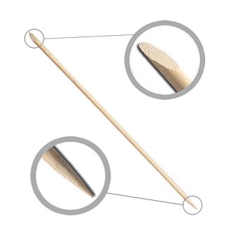 Orange Woodsticks - Holz groß - 1 Stück