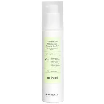 Meisani Luminosi Tea Niacinamide Capsule Sun Gel SPF50 50 ml