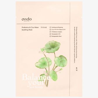 Ondo Beauty Probiotics & Cica Water Beruhigende Maske 25 gr
