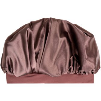 Beauty Pillow Satin Bonnet Brown