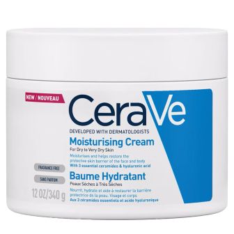 CeraVe Feuchtigkeitscreme - für trockene bis sehr trockene Haut - 340g