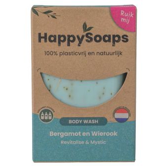 HappySoaps Body Wash Bar Bergamot & Weihrauch 100 gr