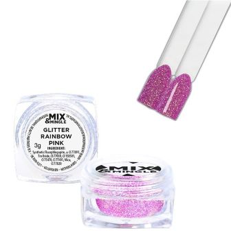 ibp - Mix &amp; Mingle Glitter - Regenbogenrosa - 3 gr