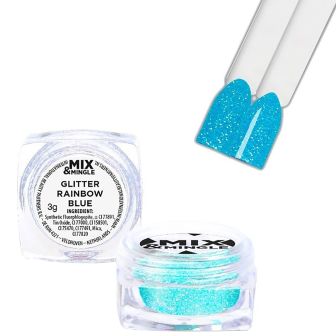 ibp - Mix &amp; Mingle Glitter - Regenbogenblau - 3 gr