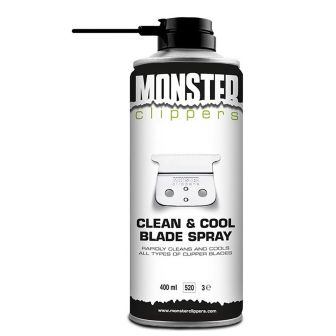 Monster Clippers - Clean &amp; Cool Klingen-Spray - 400 ml