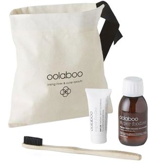 Oolaboo - Super Foodies - Luggage Lovers Dental (inkl. Zahnpasta, Mundspülung + Öko-Bambuszahnbürste)