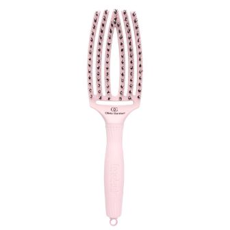 Olivia Garden – Fingerbrush Care Iconic Boar & Nylon Pink M