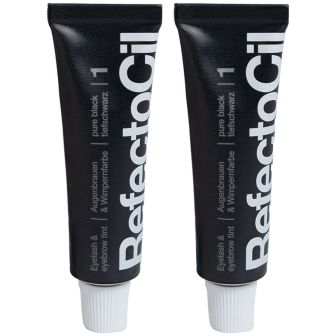 RefectoCil Zwart 2 stuks Voordeelset