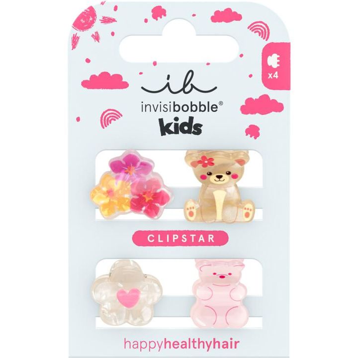 Invisibobble Clipstar Kids Bearly Bloomed Haarklammern