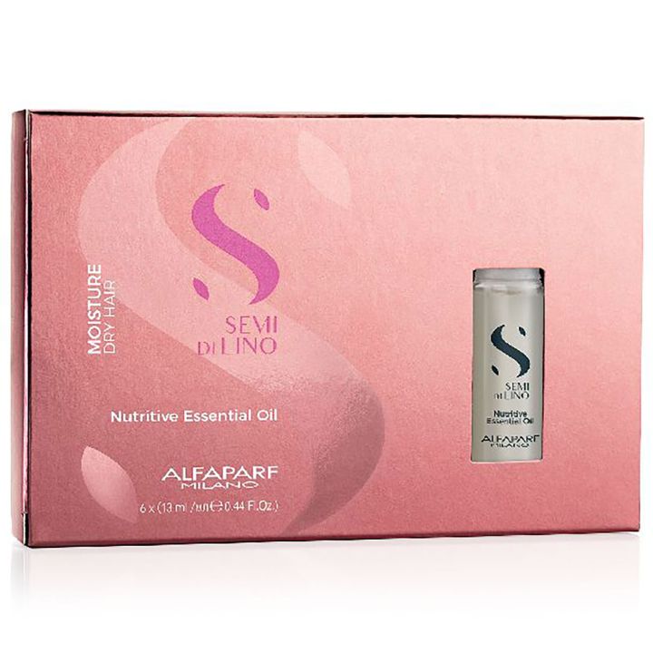 Alfaparf - Semi Di Lino - Moisture - Nützliches ätherisches Öl - 6x13 ml