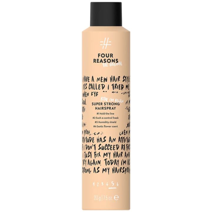 four reasons strong hairspray
