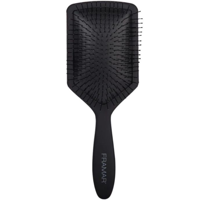 Framar Detangle Paddle Brush Black