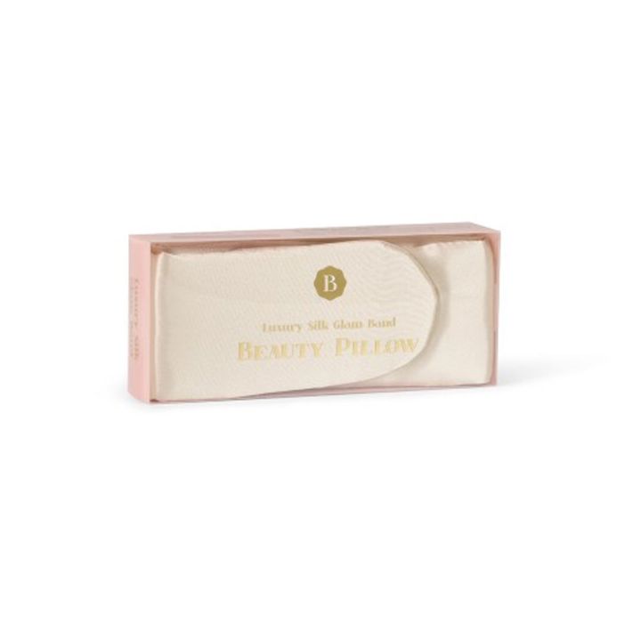 Beauty Pillow Luxury Silk Glam Band Champagne