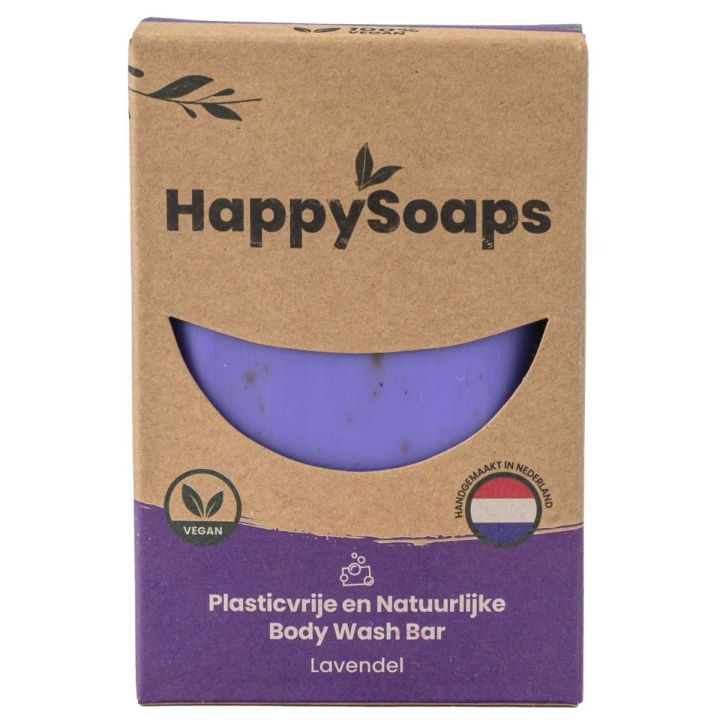 HappySoaps Body Wash Bar Lavendel 100 gr