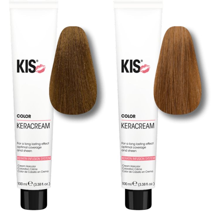 KIS Color KeraCream Color 7 N Middelblond & 8 N Lichtblond Bundel