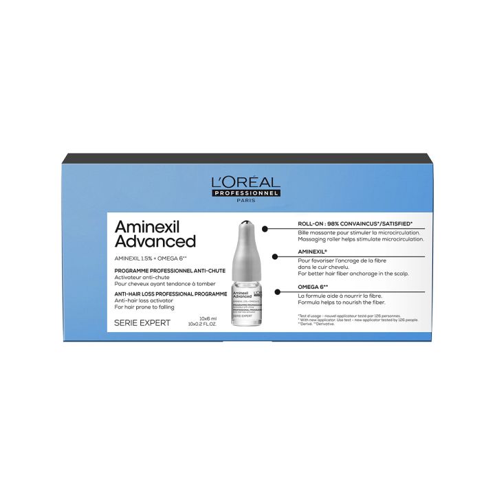 L’Oréal Professionnel - Série Expert - Aminexil Advanced - Anti-haaruitval activatie programma - 42x6 ml