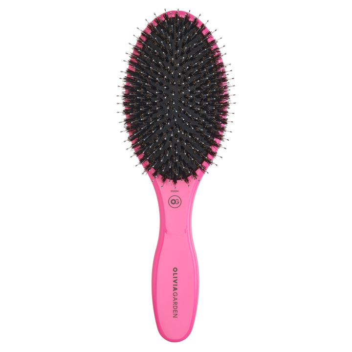 Olivia Garden - Care Oval - Boar & Nylon - Haarbürste - Pink