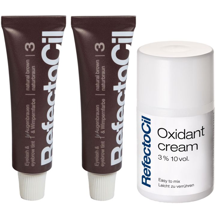 RefectoCil Bruin 2 stuks met Oxidant Voordeelset