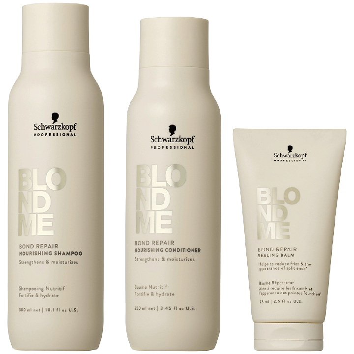 Schwarzkopf - Blond Me - Nourishing Shampoo, Conditioner & Leave-in set Packshot