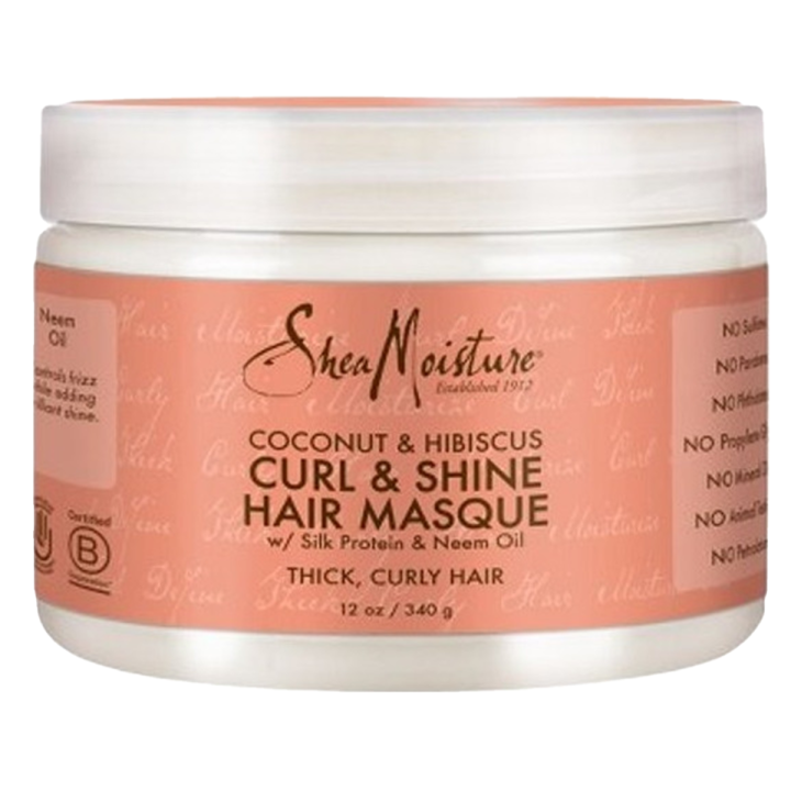 Shea Moisture - Coconut & Hibiscus - Treatment Maske - 340 gr