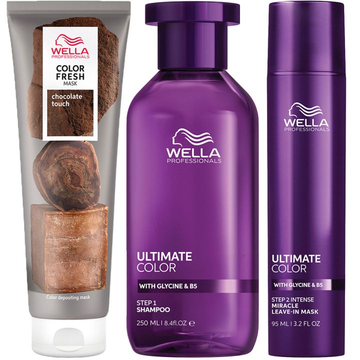 Wella Professionals Color Fresh Mask Chocolate Touch & Ultimate Color Vorteilsset