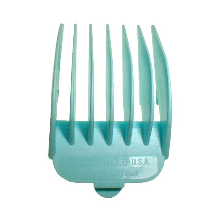 Wahl - Aufsteckkamm - Typ 1 - Plastik farbig - Nr. 8 - 25 mm