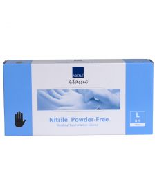 Abena - Nitrilhandschuhe - Schwarz - Puderfrei - Größe L - 100 Stück
