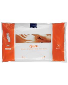Abena - Quick Plastic Einweghandschuhe - Mittel - 100 Stück (Einweg)