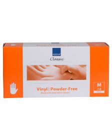 Abena - Vinylhandschuhe - Weiß - Puderfrei - Größe M - 100 Stück