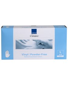 Abena - Vinylhandschuhe - Weiß - Ungepudert - Größe L - 100 Stück