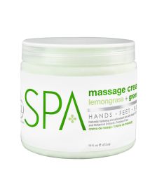 BCL SPA - Massage Cream Lemongrass+Green Tea - 473 ml