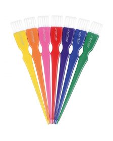Comair - Haarverf Kwasten - Rainbow Color - Smal - 7 Stuks