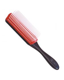 Denman - groß 9 Reihen Styling Bürste - Schwarz/Rot - D4