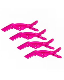 Framar - Gator Grips Haarclips - Roze 4 st